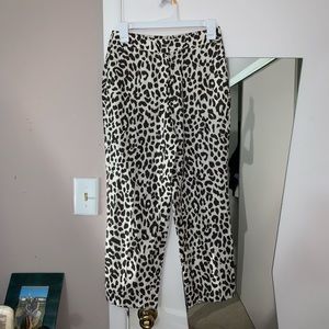 J.CREW LEOPARD PRINT EASY PANT😍😍